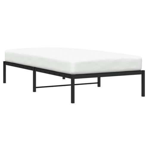 Metalni okvir za krevet crni 100 x 190 cm - Crna 100 x 190 cm Cijena
