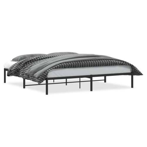 Metalni okvir za krevet crni 193x203 cm - Crna 193 x 203 cm Cijena