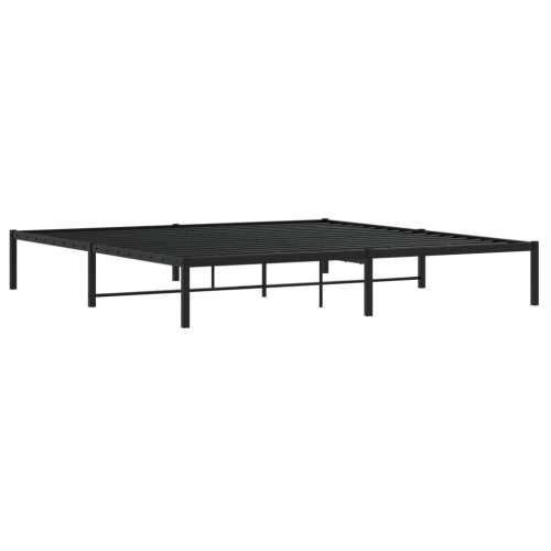 Metalni okvir za krevet crni 193x203 cm - Crna 193 x 203 cm Cijena