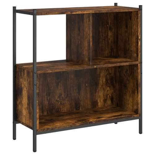 Regal za knjige boja hrasta 72x28x77,5 cm od konstruiranog drva - Dimljeni hrast 1 77.5 cm Cijena
