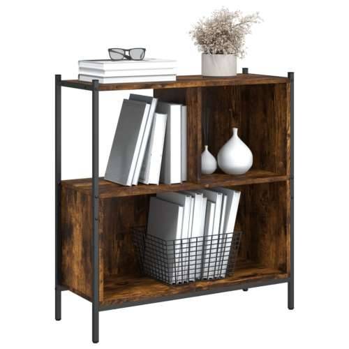 Regal za knjige boja hrasta 72x28x77,5 cm od konstruiranog drva - Dimljeni hrast 1 77.5 cm Cijena