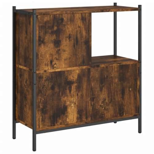 Regal za knjige boja hrasta 72x28x77,5 cm od konstruiranog drva - Dimljeni hrast 1 77.5 cm Cijena