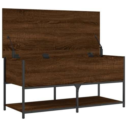 Klupa za pohranu boja smeđeg hrasta 100x42,5x47 cm drvena Smeđi hrast 100 x 42.5 x 47 cm Cijena