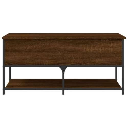 Klupa za pohranu boja smeđeg hrasta 100x42,5x47 cm drvena Smeđi hrast 100 x 42.5 x 47 cm Cijena