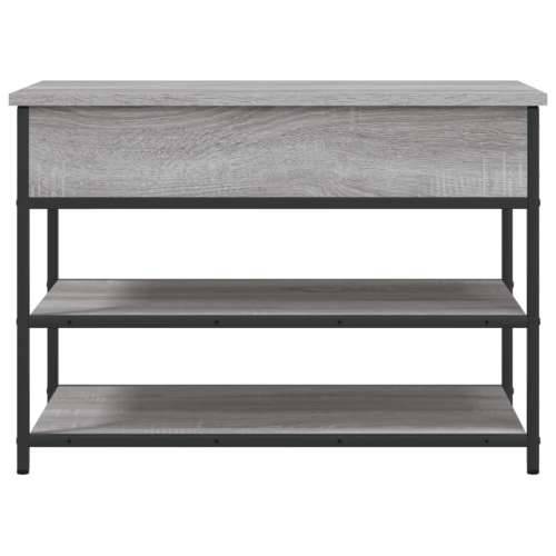 Klupa za cipele siva boja hrasta 70x42,5x50cm konstruirano drvo - Sivi hrast sonoma 70 x 42.5 x 50 cm Cijena