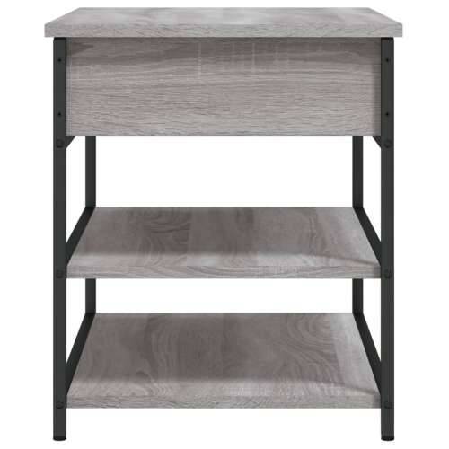 Klupa za cipele siva boja hrasta 70x42,5x50cm konstruirano drvo - Sivi hrast sonoma 70 x 42.5 x 50 cm Cijena