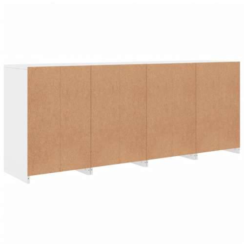Komoda s LED svjetlima bijela 164 x 37 x 67 cm - Bijela 1 Cijena