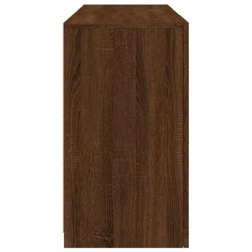 Komoda s LED svjetlima boja hrasta 123x37x67 cm - Smeđi hrast 1 Cijena