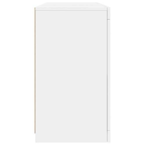 Komoda s LED svjetlima bijela 123 x 37 x 67 cm - Bijela 1 Cijena