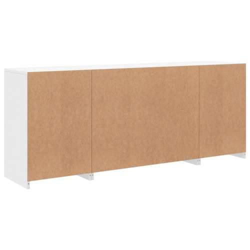 Komoda s LED svjetlima bijela 163 x 37 x 67 cm - Bijela 1 Cijena