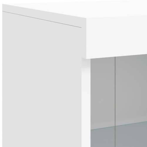 Komode s LED svjetlima 3 kom bijele od konstruiranog drva - Bijela 3 Cijena