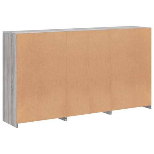 Komoda s LED svjetlima boja sivog hrasta 181,5x37x100 cm - Sivi hrast sonoma 1 Cijena