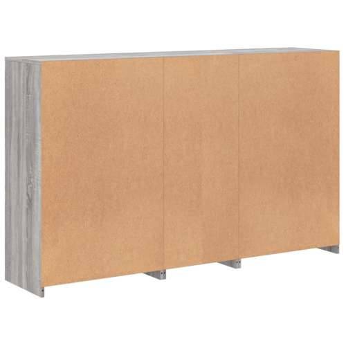 Komoda s LED svjetlima boja sivog hrasta 162x37x100 cm - Sivi hrast sonoma 1 Cijena