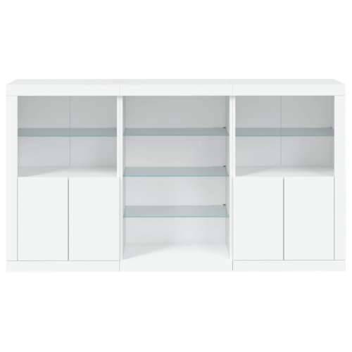 Komoda s LED svjetlima bijela 181,5x37x100 cm - Bijela 1 Cijena
