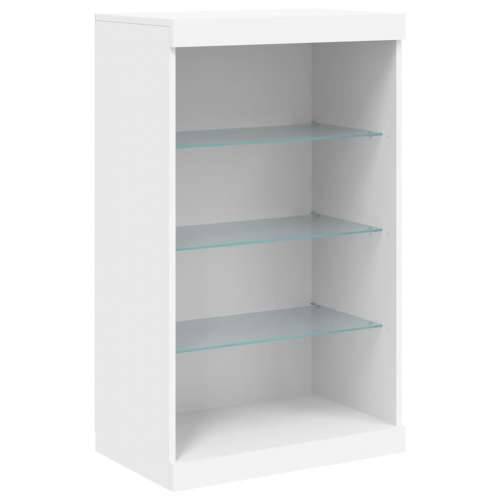 Komoda s LED svjetlima bijela 181,5x37x100 cm - Bijela 1 Cijena