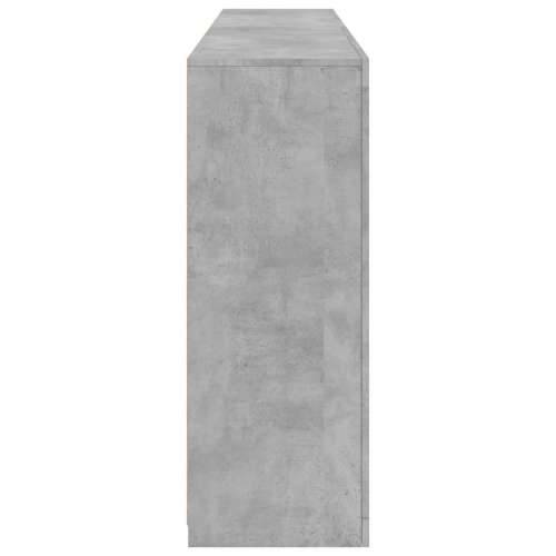Komoda s LED svjetlima siva boja betona 181,5x37x100 cm - Beton siva 1 Cijena