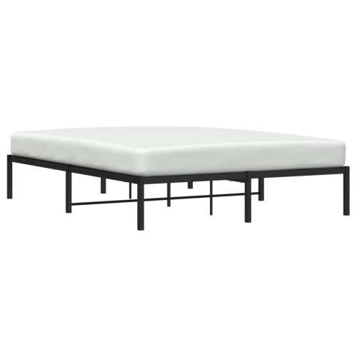 Metalni okvir za krevet crni 150x200 cm - Crna 150 x 200 cm Cijena