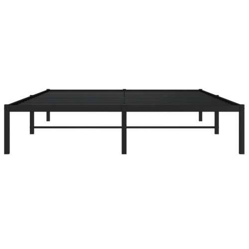 Metalni okvir za krevet crni 150x200 cm - Crna 150 x 200 cm Cijena