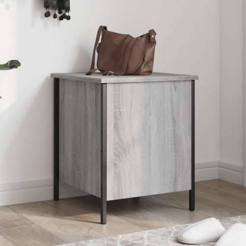 Klupa za pohranu siva boja hrasta 40x42,5x50 cm drvena - Sivi hrast sonoma 40 x 42.5 x 50 cm Cijena