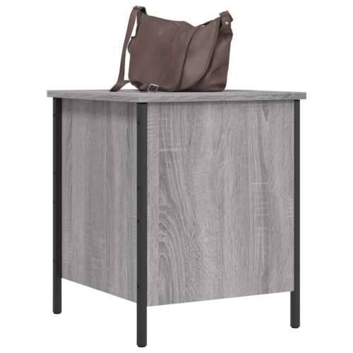 Klupa za pohranu siva boja hrasta 40x42,5x50 cm drvena - Sivi hrast sonoma 40 x 42.5 x 50 cm Cijena
