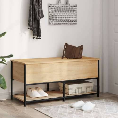 Klupa za pohranu boja hrasta 100x42,5x47 cm konstruirano drvo - sonoma hrast 100 x 42.5 x 47 cm Cijena