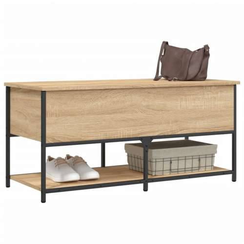 Klupa za pohranu boja hrasta 100x42,5x47 cm konstruirano drvo - sonoma hrast 100 x 42.5 x 47 cm Cijena