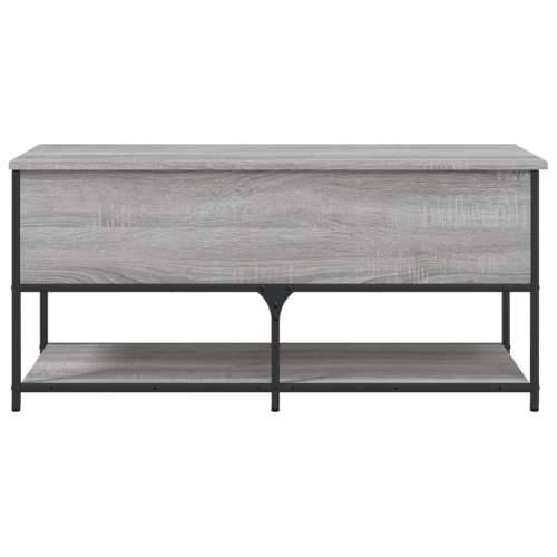 Klupa za pohranu siva boja hrasta 100x42,5x47 cm drvena - Sivi hrast sonoma 100 x 42.5 x 47 cm Cijena