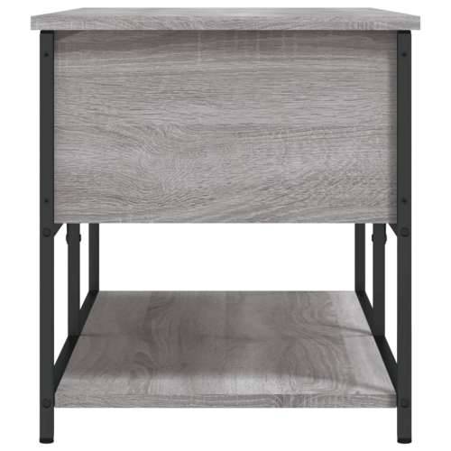 Klupa za pohranu siva boja hrasta 100x42,5x47 cm drvena - Sivi hrast sonoma 100 x 42.5 x 47 cm Cijena