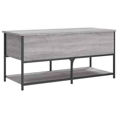Klupa za pohranu siva boja hrasta 100x42,5x47 cm drvena - Sivi hrast sonoma 100 x 42.5 x 47 cm Cijena