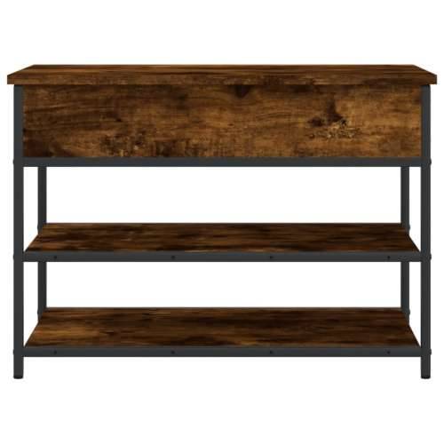 Klupa za cipele boja dimljenog hrasta 70x42,5x50 cm drvena - Dimljeni hrast 70 x 42.5 x 50 cm Cijena