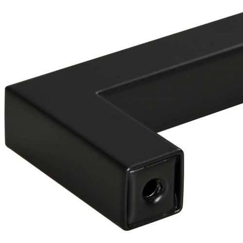 Ručke za ormarić 5 kom crne 480 mm od nehrđajućeg čelika - Crna 480 mm 5 Cijena