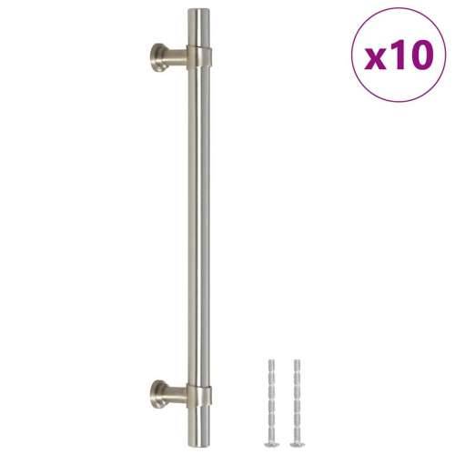 Ručke za ormarić 10 kom srebrne 160 mm od nehrđajućeg čelika - Srebrno 160 mm 10 Cijena
