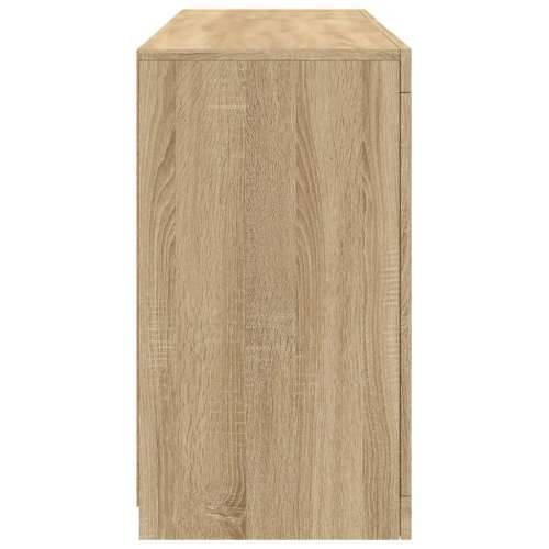 Komoda s LED svjetlima boja hrasta sonome 123x37x67 cm - sonoma hrast 1 Cijena