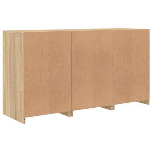 Komoda s LED svjetlima boja hrasta sonome 123x37x67 cm - sonoma hrast 1 Cijena