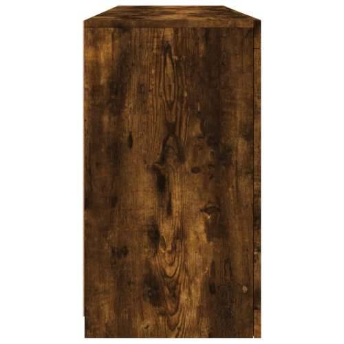 Komoda s LED svjetlima boja dimljenog hrasta 163x37x67 cm - Dimljeni hrast 1 Cijena