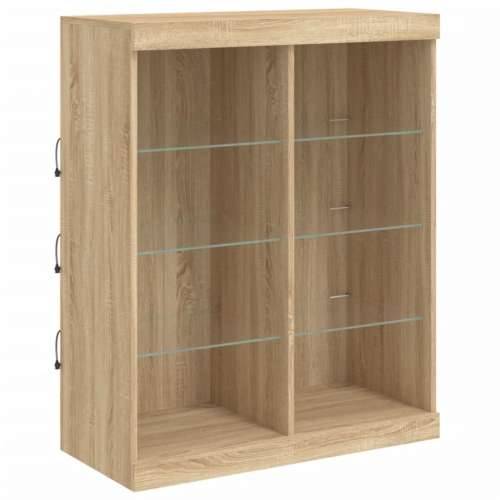 Komoda s LED svjetlima boja hrasta sonome 202x37x100 cm - sonoma hrast 1 Cijena