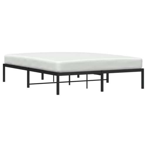 Metalni okvir za krevet crni 160x200 cm - Crna 160 x 200 cm Cijena