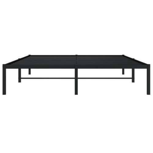 Metalni okvir za krevet crni 160x200 cm - Crna 160 x 200 cm Cijena