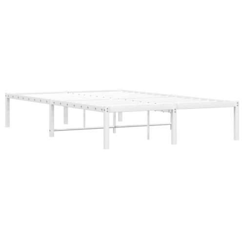 Metalni okvir za krevet bijeli 120 x 190 cm - Bijela 120 x 190 cm Cijena