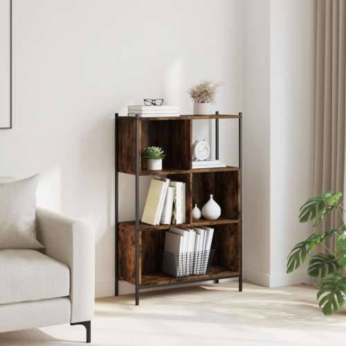 Regal za knjige boja hrasta 72x28x109 cm od konstruiranog drva - Dimljeni hrast 1 109 cm Cijena