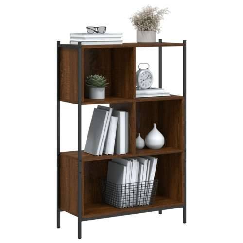 Regal za knjige boja hrasta 72x28x109 cm od konstruiranog drva - Smeđi hrast 1 109 cm Cijena