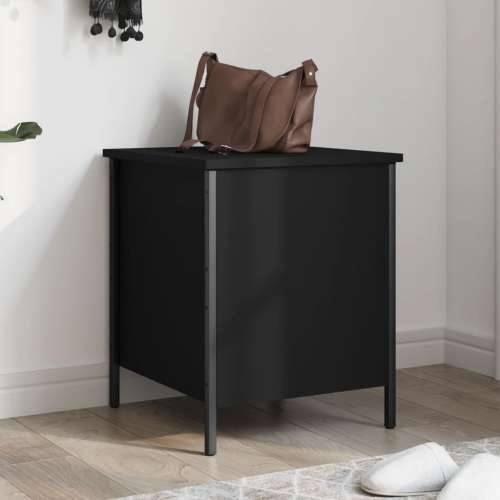 Klupa za pohranu crna 40 x 42,5 x 50 cm od konstruiranog drva - Crna 40 x 42.5 x 50 cm Cijena