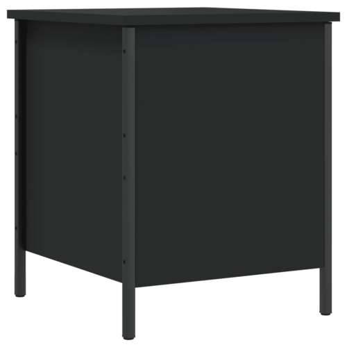 Klupa za pohranu crna 40 x 42,5 x 50 cm od konstruiranog drva - Crna 40 x 42.5 x 50 cm Cijena