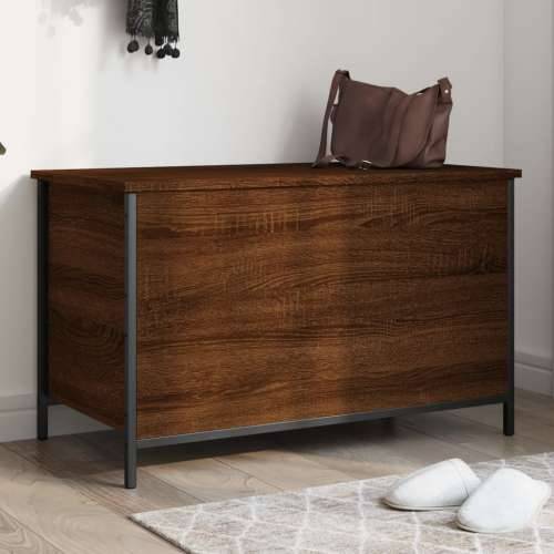 Klupa za pohranu boja smeđeg hrasta 80x42,5x50 cm drvena Smeđi hrast 80 x 42.5 x 50 cm Cijena