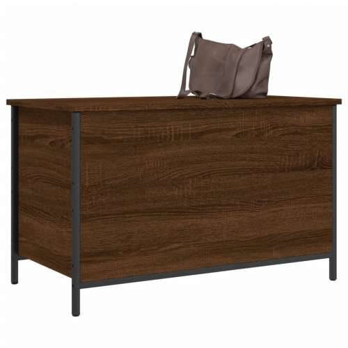 Klupa za pohranu boja smeđeg hrasta 80x42,5x50 cm drvena Smeđi hrast 80 x 42.5 x 50 cm Cijena