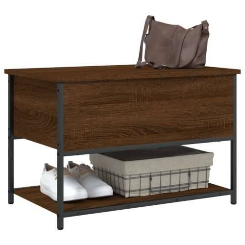 Klupa za pohranu boja smeđeg hrasta 70x42,5x47 cm drvena Smeđi hrast 70 x 42.5 x 47 cm Cijena