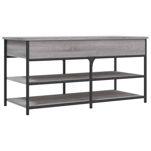 Klupa za cipele siva boja hrasta 100x42,5x50 cm drvena Sivi hrast sonoma 100 x 42.5 x 50 cm Cijena