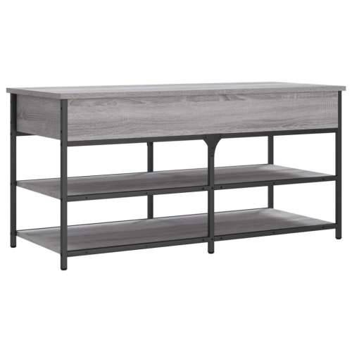 Klupa za cipele siva boja hrasta 100x42,5x50 cm drvena Sivi hrast sonoma 100 x 42.5 x 50 cm Cijena