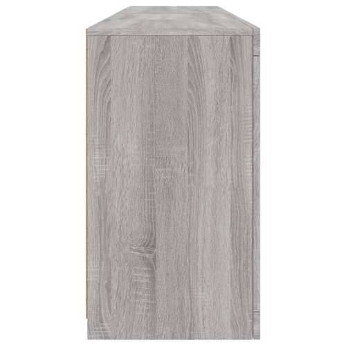Komoda s LED svjetlima boja sivog hrasta 164 x 37 x 67 cm - Sivi hrast sonoma 1 Cijena