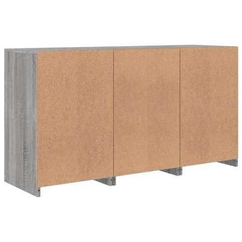 Komoda s LED svjetlima boja sivog hrasta 123x37x67 cm - Sivi hrast sonoma 1 Cijena